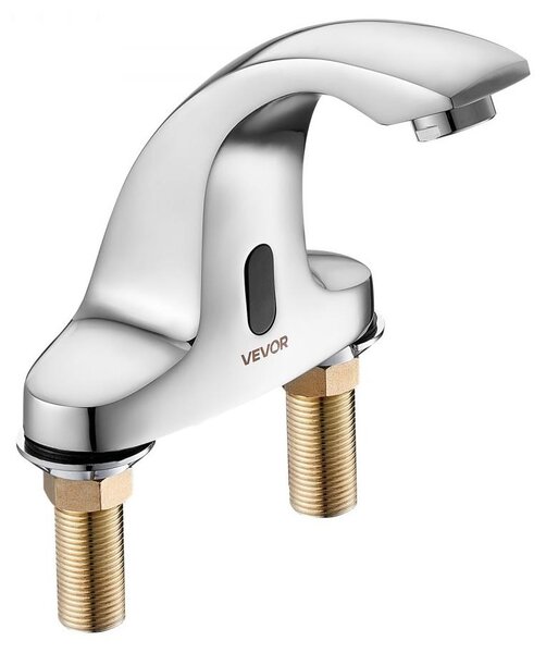 Rubinetto per lavabo a sensore – Acqua fredda – Ottone cromato – Rubinetto a sensore