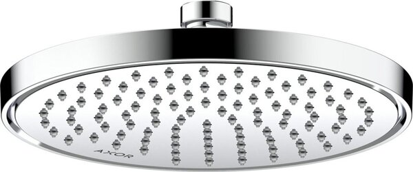 Programma doccia Axor - Soffione 220, 1 getto, EcoSmart, cromo nero spazzolato 35383340