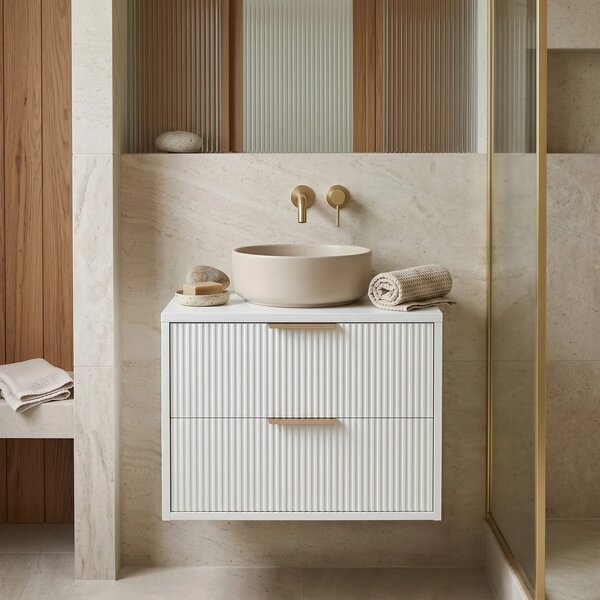 Mobile bagno sotto lavabo Rea Mono 60cm White