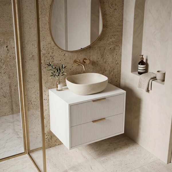 Mobile bagno sotto lavabo Rea Mono 60cm White