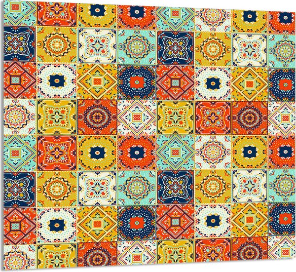 PIATTO IN VETRO PER CUCINA 65x60 Mosaico