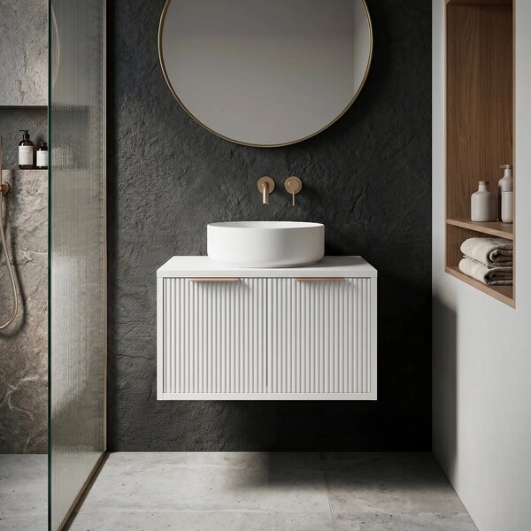Mobile bagno sotto lavabo Rea Core 60cm White