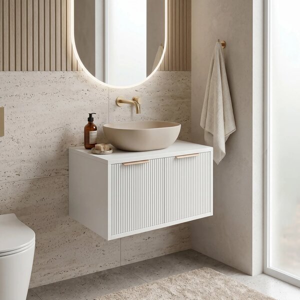 Mobile bagno sotto lavabo Rea Core 60cm White