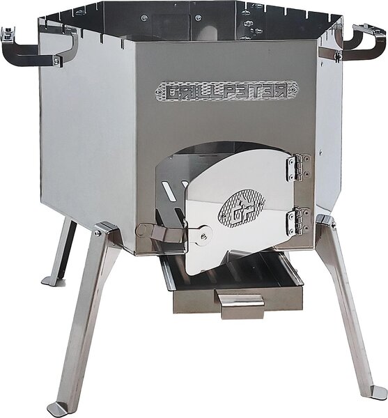 Forno a legna Uchak Dauren Deluxe per Kazan Hexagon Uchag 45 cm