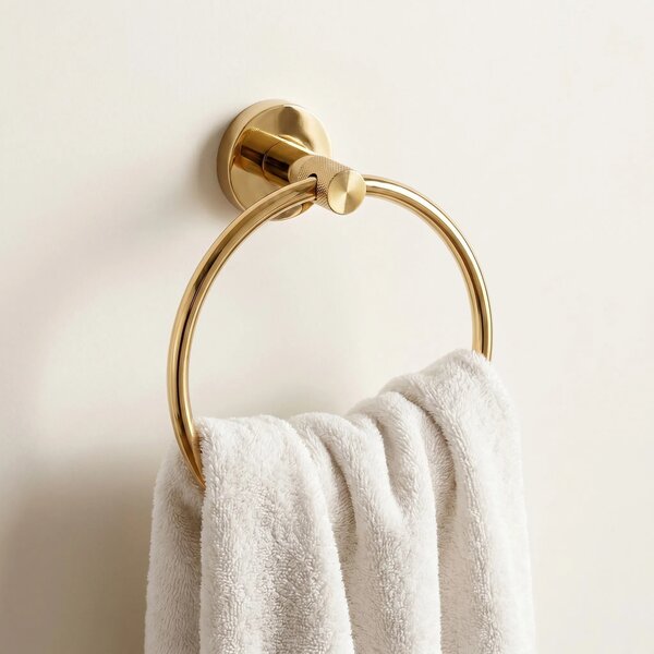 Portasciugamano da bagno Ring 6610 Modern Gold