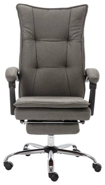 Sedia da ufficio in tessuto grigio, 20369 HangarStore.cz