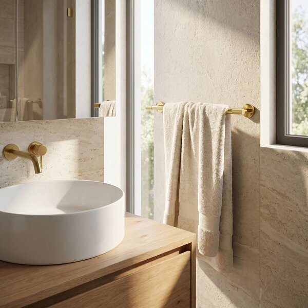 Portasciugamano da bagno 6603 Modern Gold