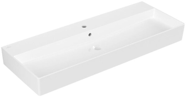 Villeroy & Boch Memento 2.0 lavabo mural, 1 trou pour robinet, avec trop-plein, non poncé, 1200x470mm, 4A22C501, 4A22C501