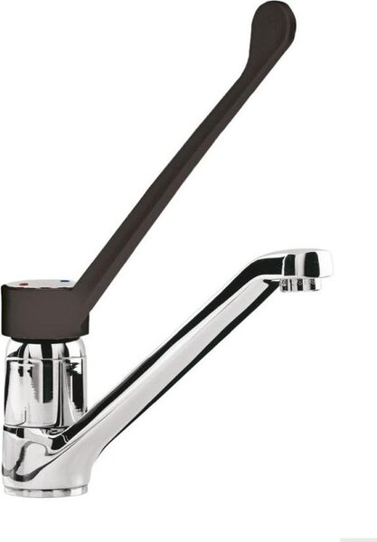 Miscelatore monocomando KBS Styl con beccuccio girevole, attacco acqua da 1/2 pollice, foro singolo
