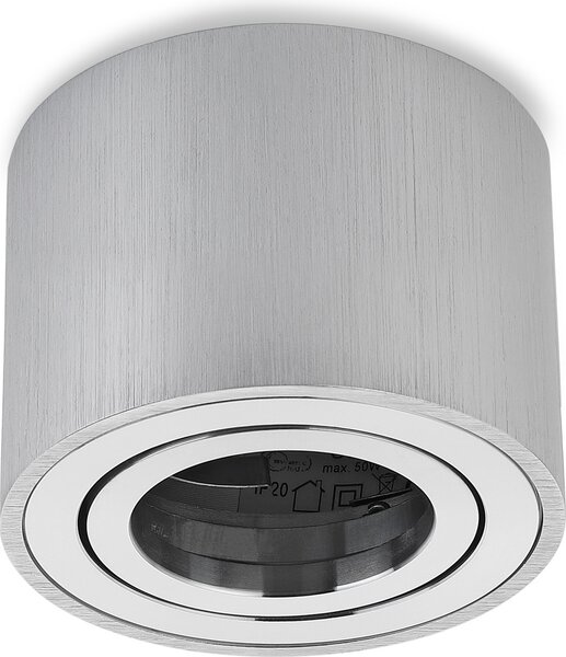 Sweet LED faretto da superficie tondo piatto in alluminio spot da superficie 230V