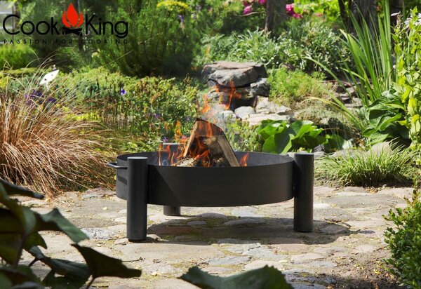 Ciotola per il fuoco "HAITI" 70 cm Pozzetto per il fuoco, cesto per il fuoco