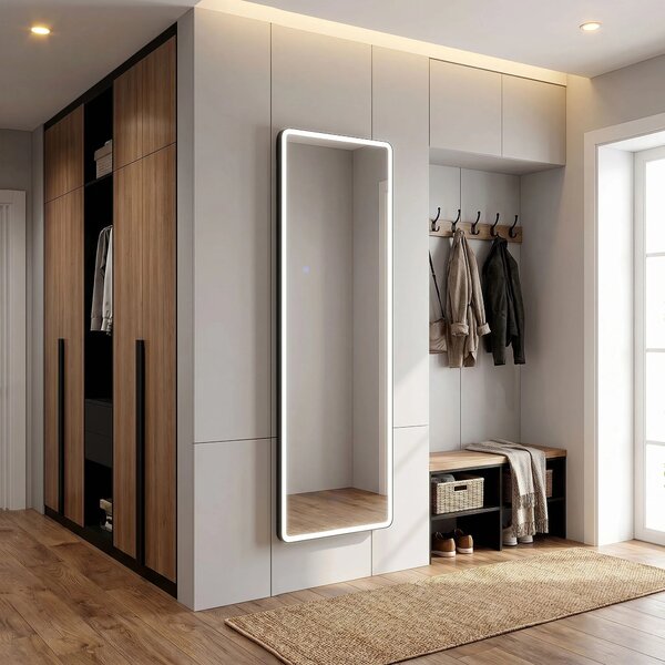 Specchio LED Classico 60x170cm Black