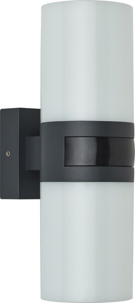 Oktaplex luce da esterno con rilevatore di movimento alluminio illuminazione a 360° IP65 3000k bianco caldo lampada da esterno antracite