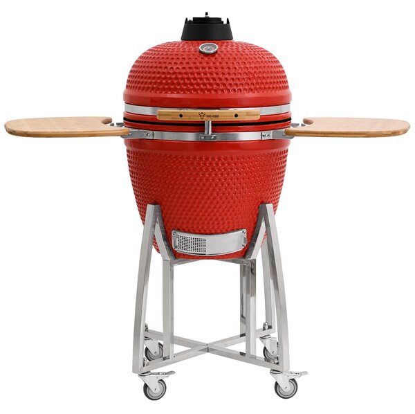 BBQ-Toro AB974965, Kamado grill/barbecue, carbonella, 450 °C, 47 cm, carrello, grill