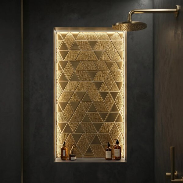 Mosaico da Parete Glass REA P14459