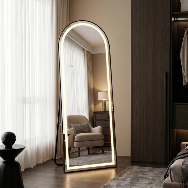 Specchio LED Orbit 60x170cm Black