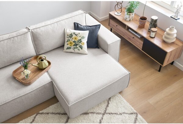 Divano letto angolare beige (variabile) Nihad structural - Bobochic Paris