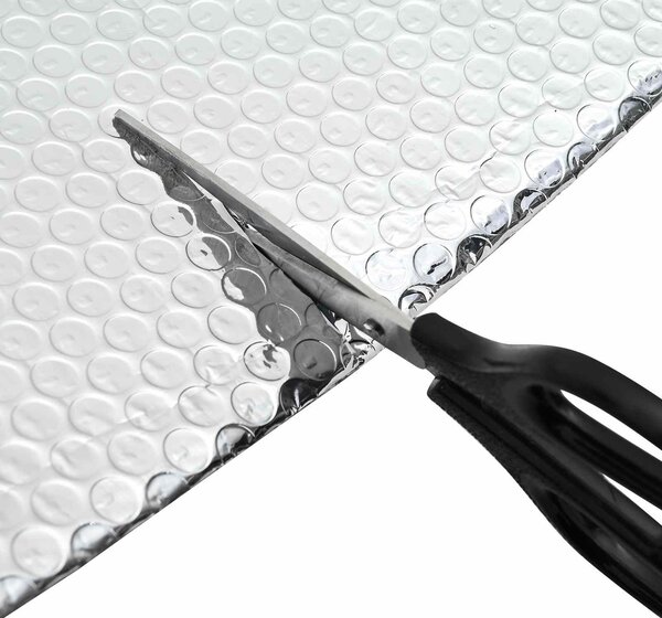 VidaXL Riflettore per radiatori argento 5 x 1 m polietilene