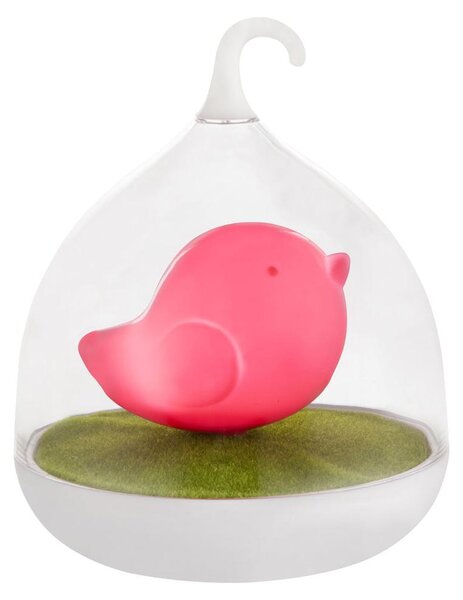 Lampada da tavolo a LED, motivo: uccello, dimmer touch, altezza 17 cm