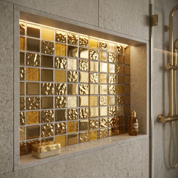 Mosaico da Parete Glass REA P14016