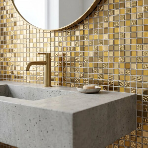 Mosaico da Parete Glass REA P14016