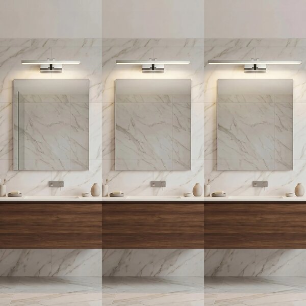 Applique da bagno LED APP1858-1W 60 cm Chrome