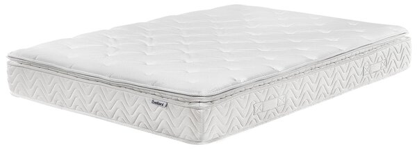 BELIANI Materasso a molle insacchettate 140 x 200 cm, tessuto di bambù, memory foam rimovibile a 5 zone