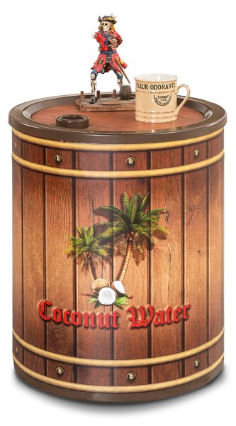 Comodino Piratesco a Forma di Botte