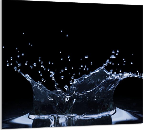 PIATTO IN VETRO PER CUCINA 65x60 Acqua