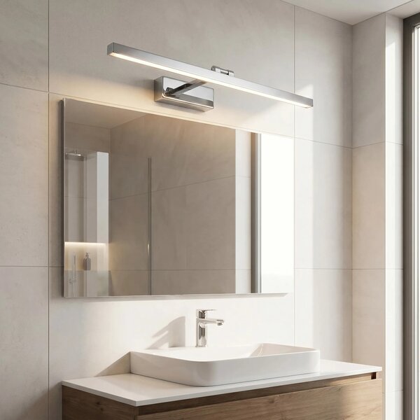 Applique da bagno LED APP1859-1W 80 cm Chrome