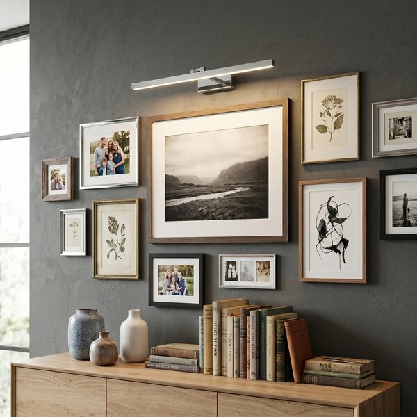 Applique da bagno LED APP1859-1W 80 cm Chrome