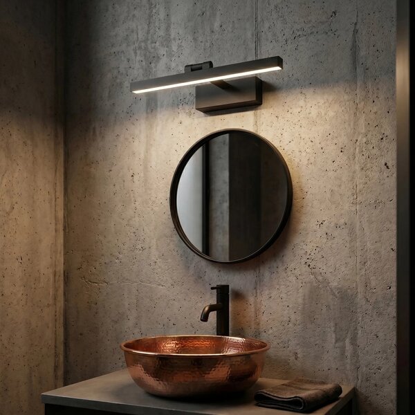 Applique da bagno LED APP1866-1W 40 cm Black