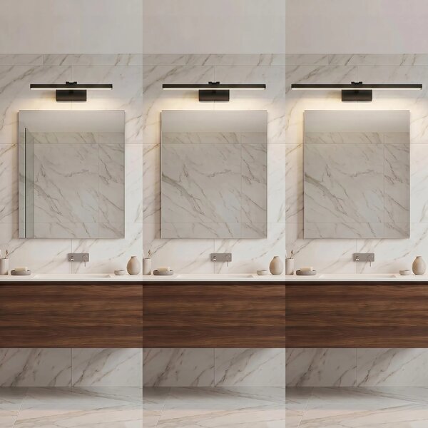 Applique da bagno LED APP1866-1W 40 cm Black