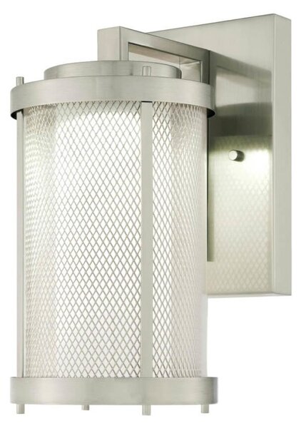 Applique da esterno a LED dimmerabile Skyview in nichel