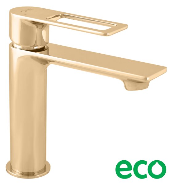 Slezák-RAV Miscelatore per lavabo NIL - oro - lucido, Colore: ORO - lucido, Finitura superficiale: PVD, Dimensioni: 1/2''