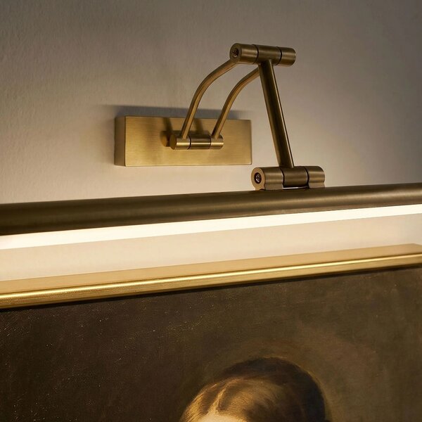 Applique da bagno LED SWE022-1W 42cm Brush Gold
