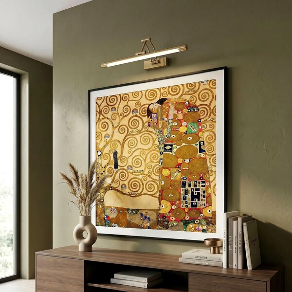 Applique da bagno LED SWE022-1W 42cm Brush Gold