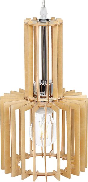BELIANI Plafoniera in legno MDF per soggiorno per cucina design