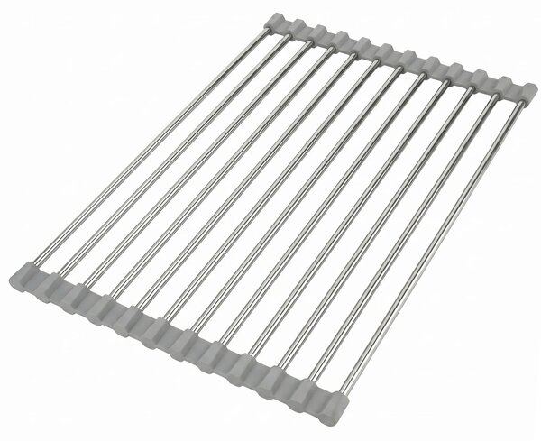 Scolapiatti arrotolabile per lavello REA P12298A Grey