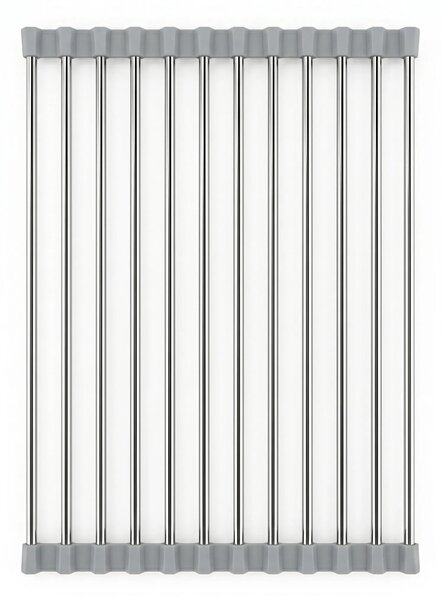 Scolapiatti arrotolabile per lavello REA P12298A Grey