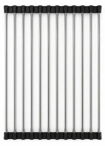 Scolapiatti arrotolabile per lavello REA P12298 Black
