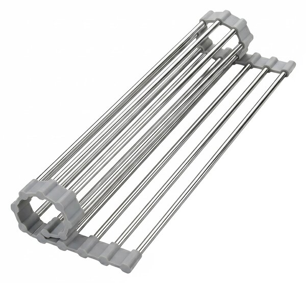 Scolapiatti arrotolabile per lavello REA P12298A Grey