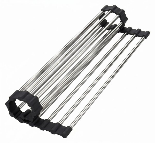Scolapiatti arrotolabile per lavello REA P12298 Black