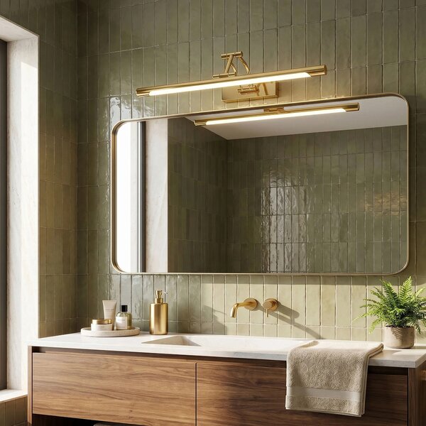 Applique da bagno LED SWE020-1W 60cm Gold