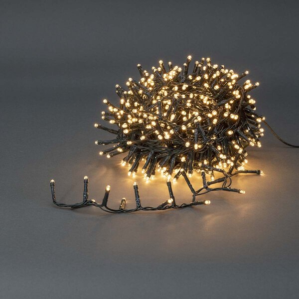 Luci di Natale Nedis - Gruppo compatto - 700 LED - Bianco caldo - 14,00 m - Effetti di luce: 7 - Uso interno ed esterno - Alimentazione a rete