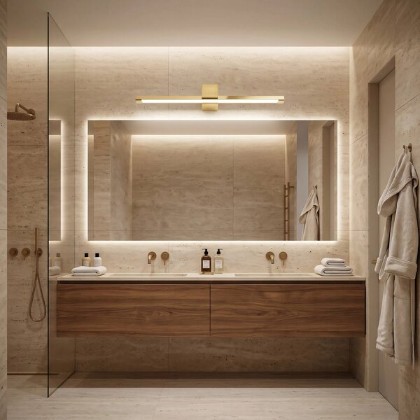 Applique da bagno LED SWE044-1W 60cm GOLD