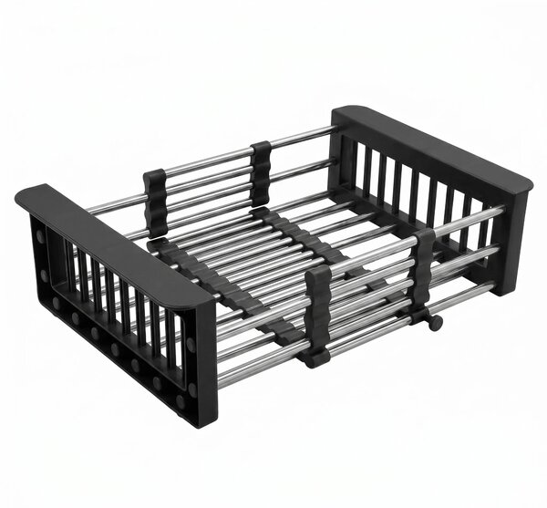 Scolapiatti telescopico per lavello REA P14487 Black