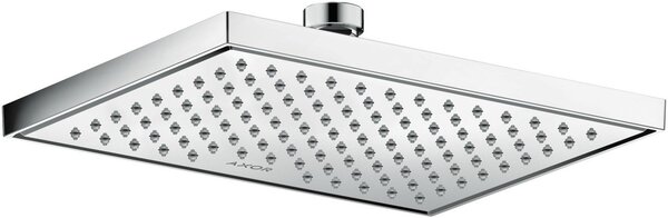 Programma doccia Axor - Soffione doccia 245/185, 1 getto, cromo nero spazzolato 35373340