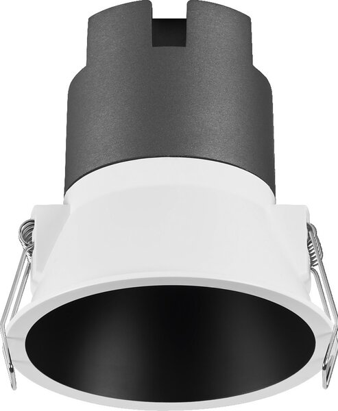 LEDVANCE SPOT TWIST downlight da incasso, nero, 10W, 800lm, 840 WT, diametro 93mm, colore della luce bianco freddo, fino al 90% di risparmio energetico rispetto ai downlight alogeni, facile installazione, 4000K