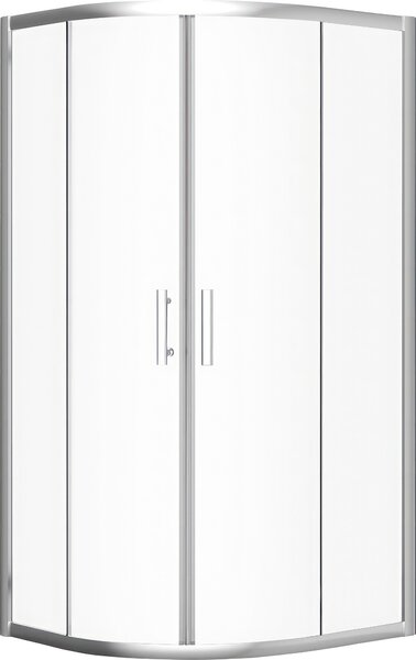 Cabina doccia HELA 80x80 190 cm Vetro trasparente | BADLAND HELA